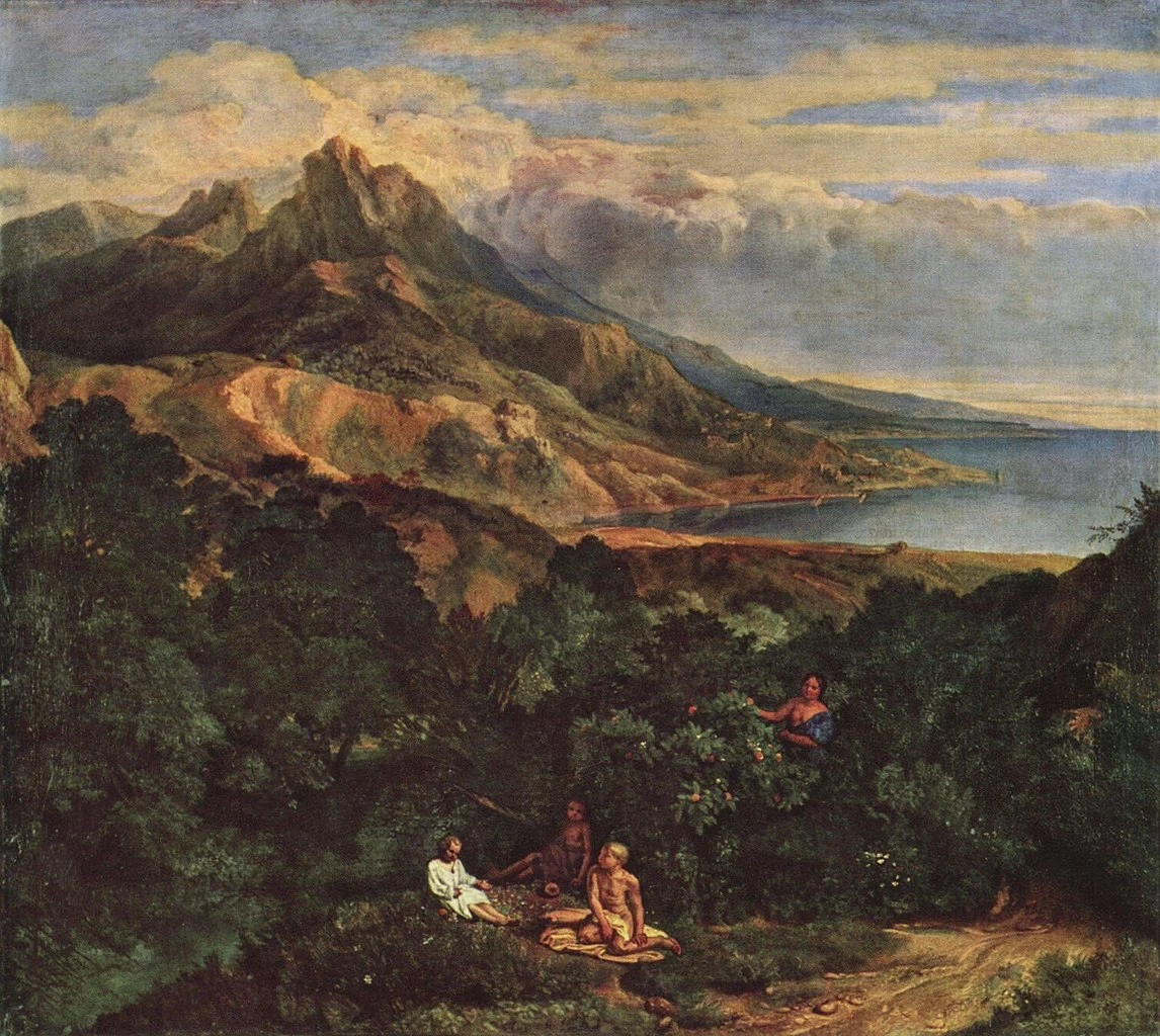 Paesaggio costiero italiano - Alte Pinakothek, Monaco di Baviera